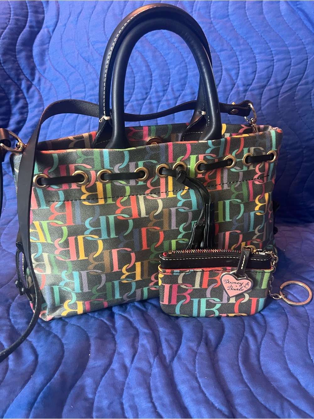 Dooney & Bourke crossbody tote with coin purse